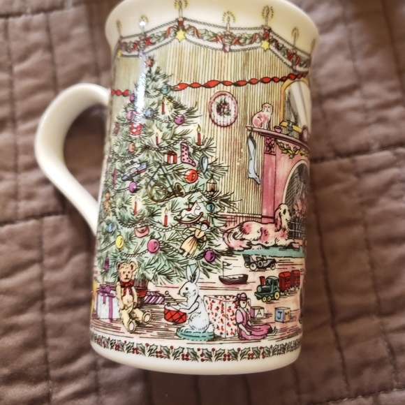 3 Vintage Collector  Mugs Christmas Cheer Dunoon Stoneware-1 Fine Bone-PM1 - Picture 8 of 10